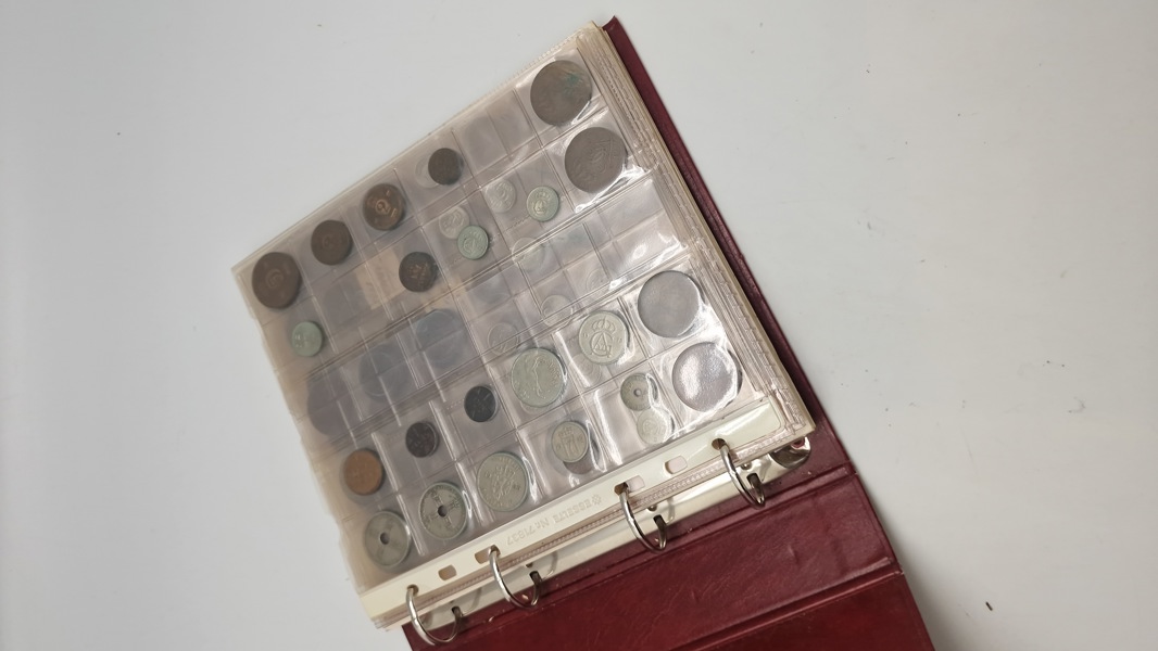 Møntalbum - kæmpe samling mønter 246 forskellige