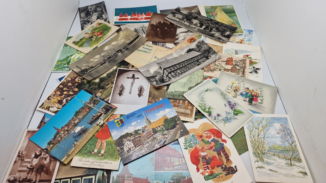 Lot med postkort - nyere og ældre, DK og udlandet