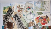 Lot med postkort - nyere og ældre, DK og udlandet