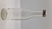 Dk klar mælkeflaske 0,5 liter - med patent-lukke påsat