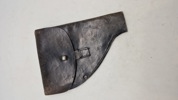 Originalt revolverhylster fra tiden omkring ww2