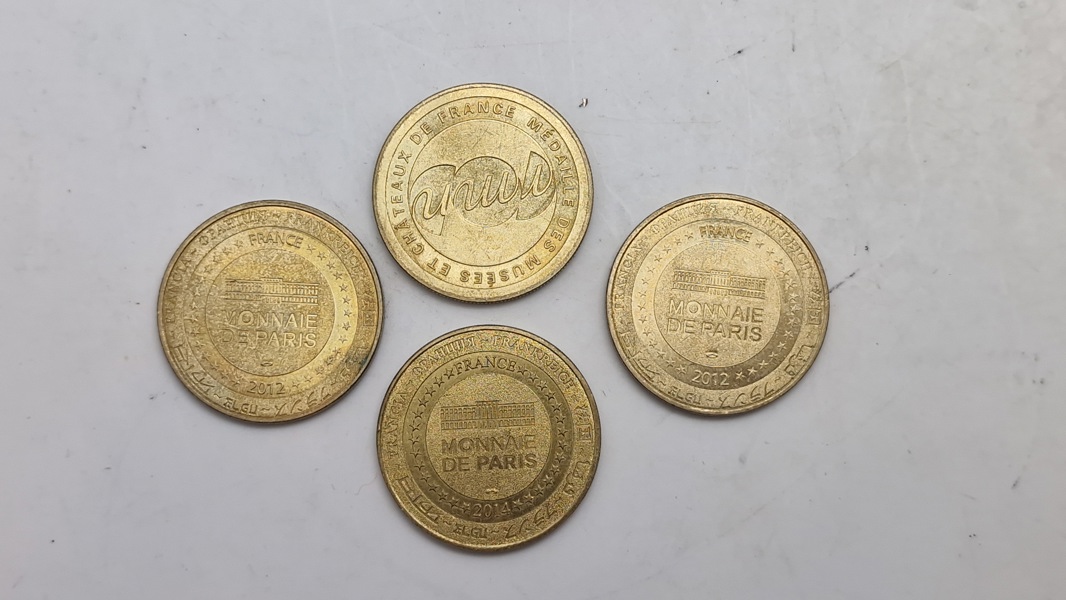 Jubilæums mønter fra Monnaie de Paris, som er det franske nationale møntværk