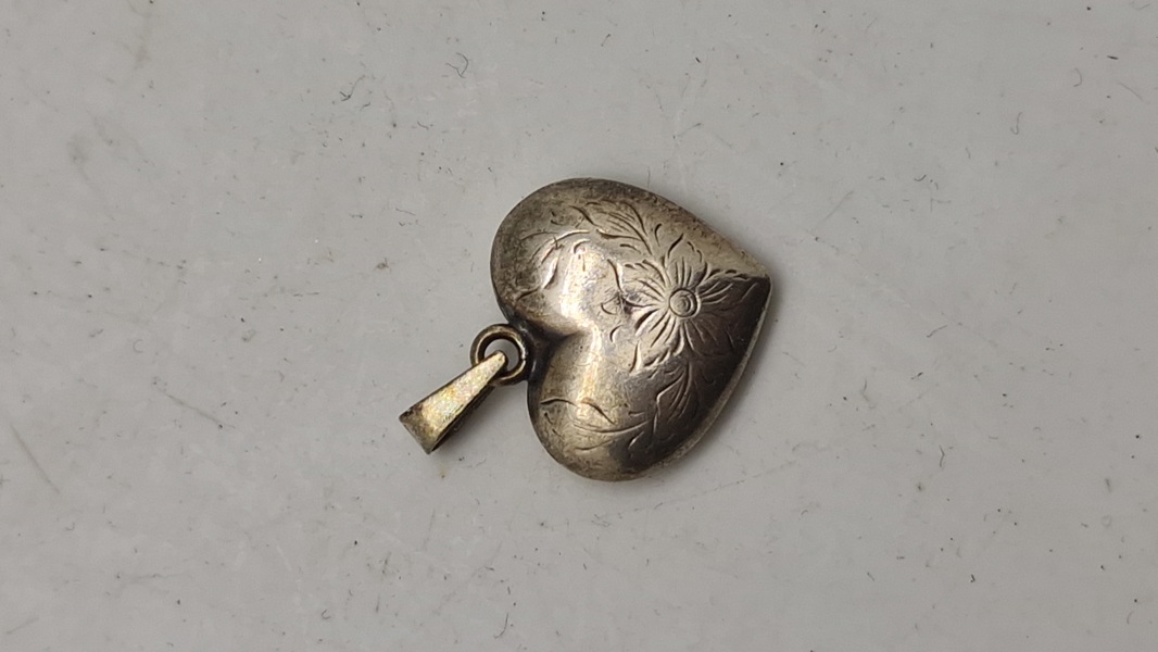 Hjerte vedhæng sterlingsølv (925)