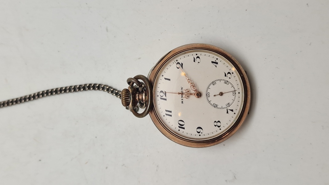 Lommeur med kasse af sølv (0800) 