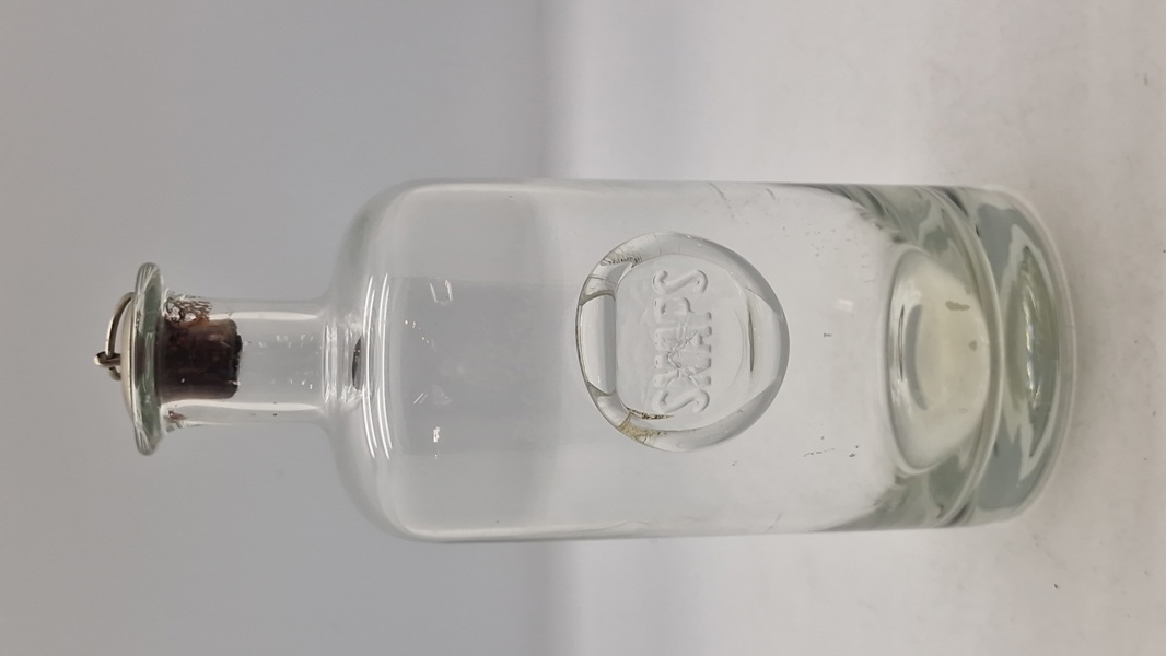 Mundblæst snapseflaske 