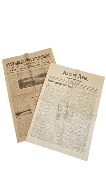 Originale aviser fra Korsør og omegn fra 1925