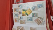 Stor samling frimærker mm i kuffert 
