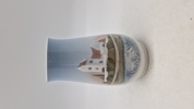 Bing & Grøndahl Art Nouveau Vase med Landsbykirke, modelnummer 1302/6210