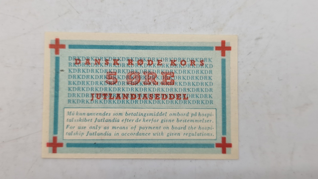 Original Jutlandia seddel 