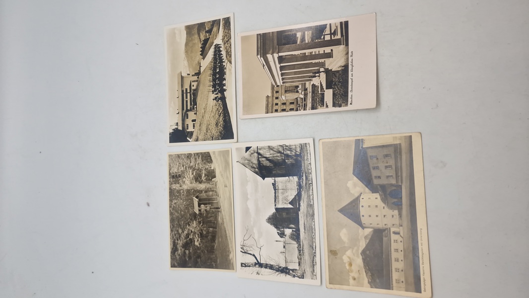 Samling originale tyske ww2 postkort ( et med Berghof, Adolf Hitlers feriebolig i Obersalzberg)