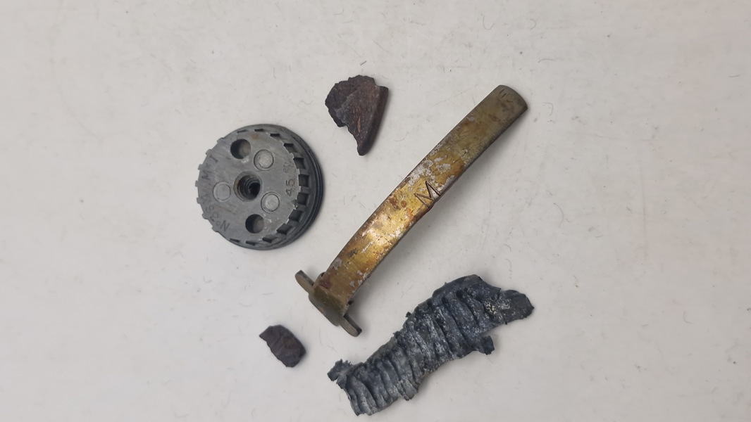 Samling originale dele for Mills håndgranat