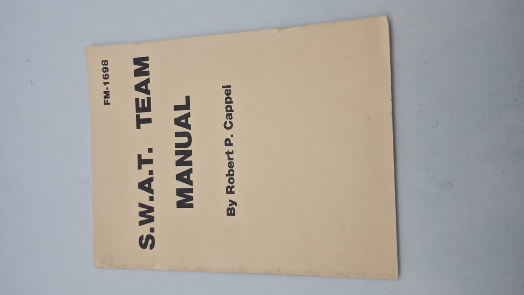 SWAT team manual