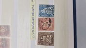 Samling frimærker i album, høj AFA værdi 
