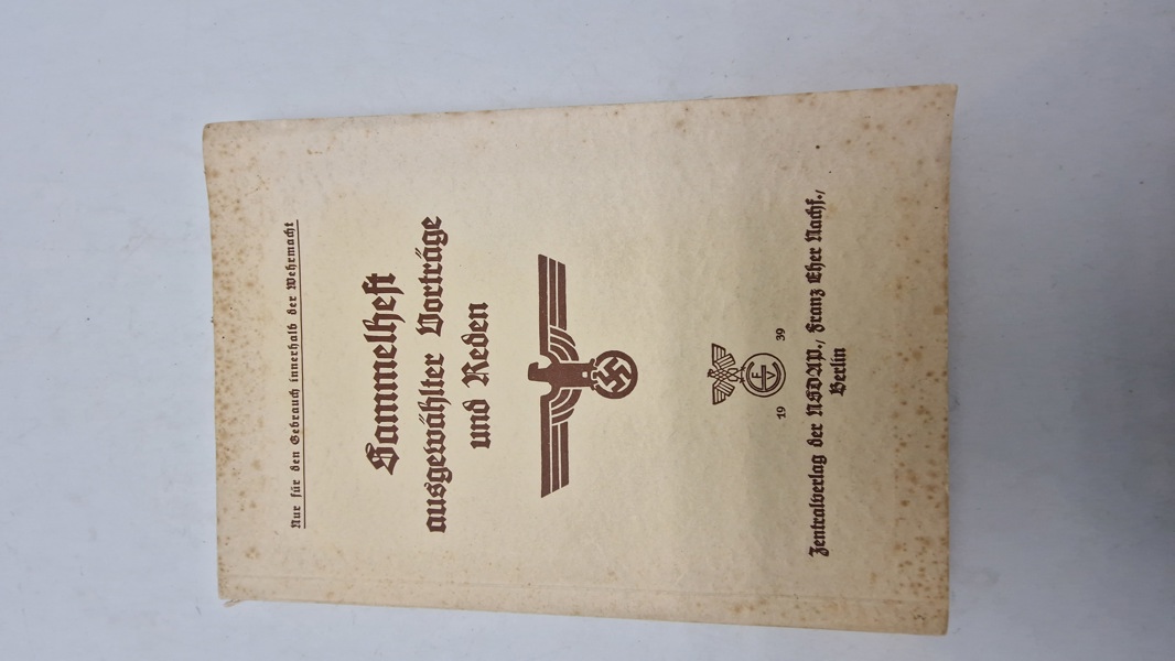 Originalt Sammelheft
ausgewählter Vorträge und Reden