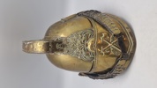 Original Fransk 18 tals brandhjelm 