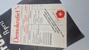 Ekstremt sjælden original D.N.S.A.P valgseddel