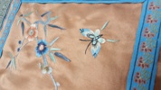 Originalt 18 tals kinesisk broderi silke