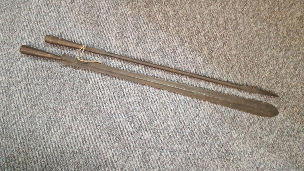 Samling jagtspyd Zulu