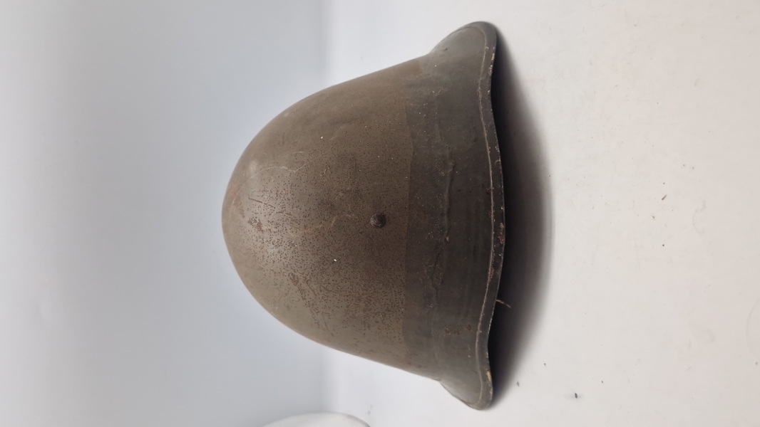 Original dansk M/41 hjelm anvendt af den danske modstandsbevægelse 