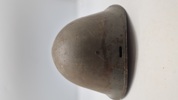 Original dansk M/41 hjelm anvendt af den danske modstandsbevægelse 