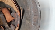 Original dansk M/41 hjelm anvendt af den danske modstandsbevægelse 