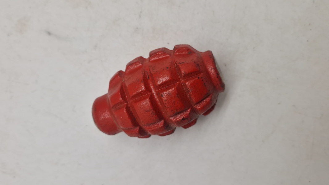 Original sovjetisk F1 øvelses/vægt granat 