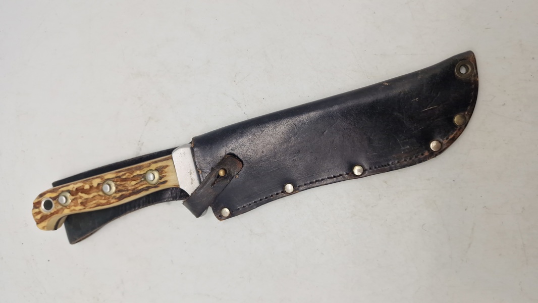 Veludført dolk med skede tidlig puma