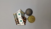 Original spange med den sovjetiske medalje "For Militær Fortjeneste" og medaljen "For sejren over Tyskland i Den Store Fædrelandskrig 1941-1945"