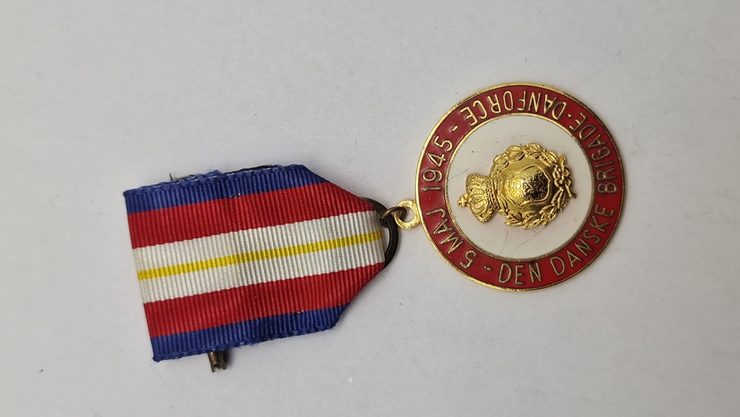 Original medalje fra den danske brigade