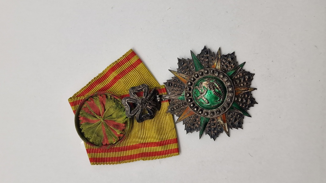 Sjælden original Tyrkisk Order of Nichan Iftikhar givet til Dansker