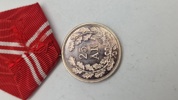 Originalt Fortjensttegn for god tjeneste i Forsvarets Reserve. Sølv