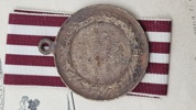 Original bulgarsk mindemedalje for den serbisk-bulgarske krig i 1885 samt urkunde 