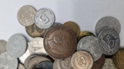 Samling mønter 