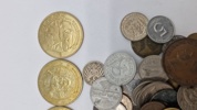 Samling mønter 