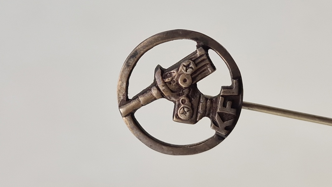 Original sølv pin Københavns frivillige luftværn