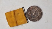 Original fortjenstmedalje fra Brandvæsenet i Danmark, præget i 1928. Sølv 