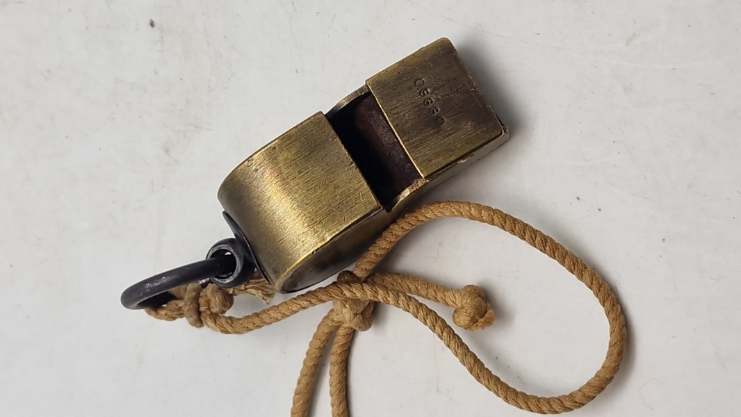 Original tysk Kriegsmarine fløjte, godt stemplet 