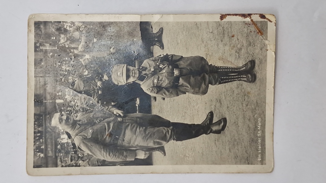 Originalt tysk ww2 postkort sendt til Danmark