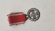 Original røde kors medalje for krigsfangehjælp, miniture