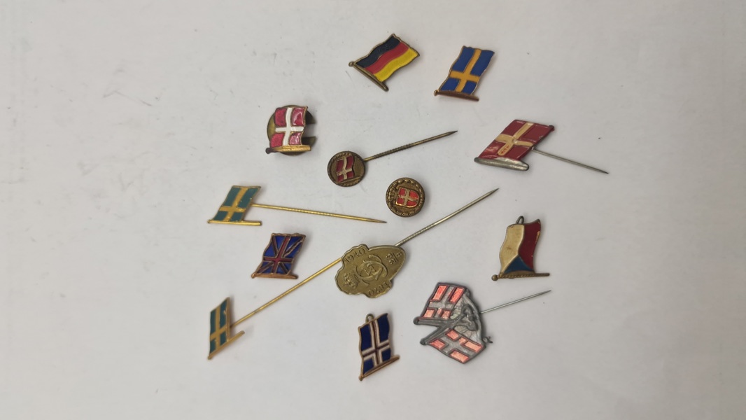 Samling nationale pins