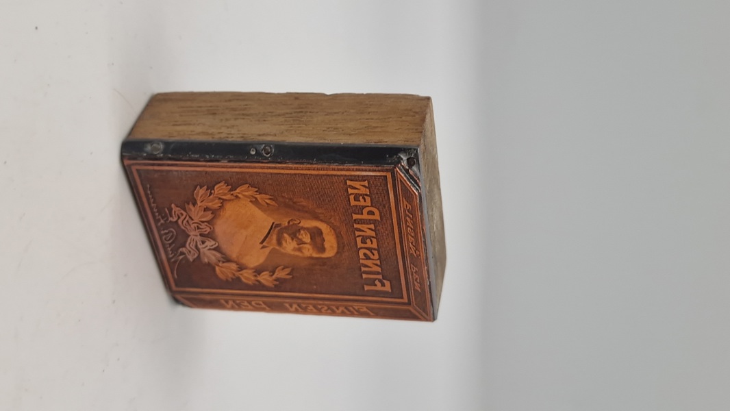 Sjælden original loge stempel blok