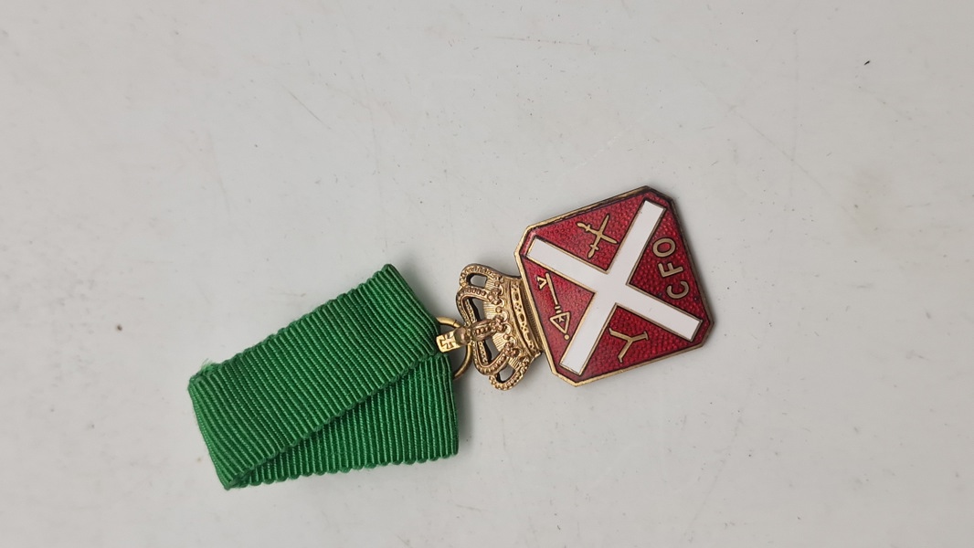 Original loge frimurer loge medalje 
