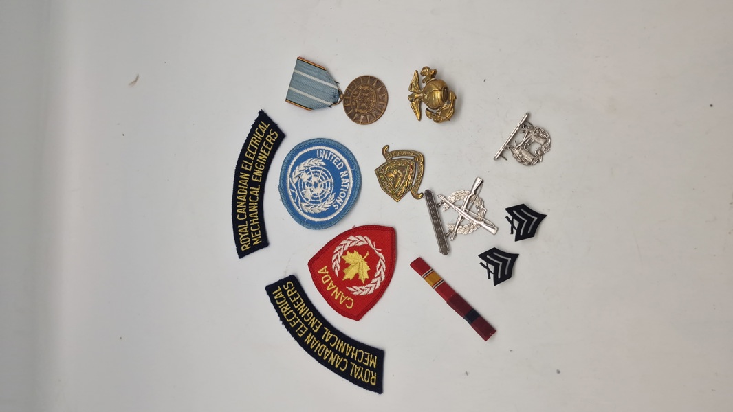 Samling originale mærker mm.