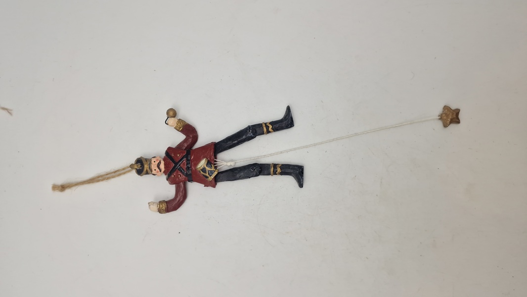 Original sprællemand forstillende soldat