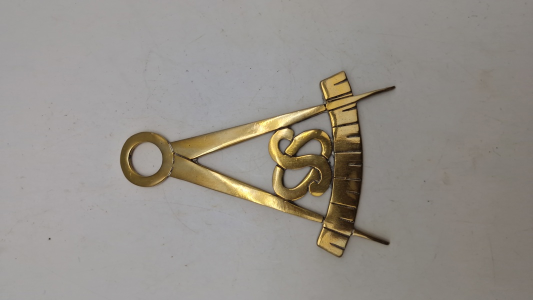 Stort originalt Frimurer loge tegn 