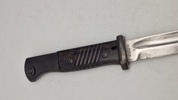 Original tysk K98 bajonet, anvendt i Norge efter krigen 