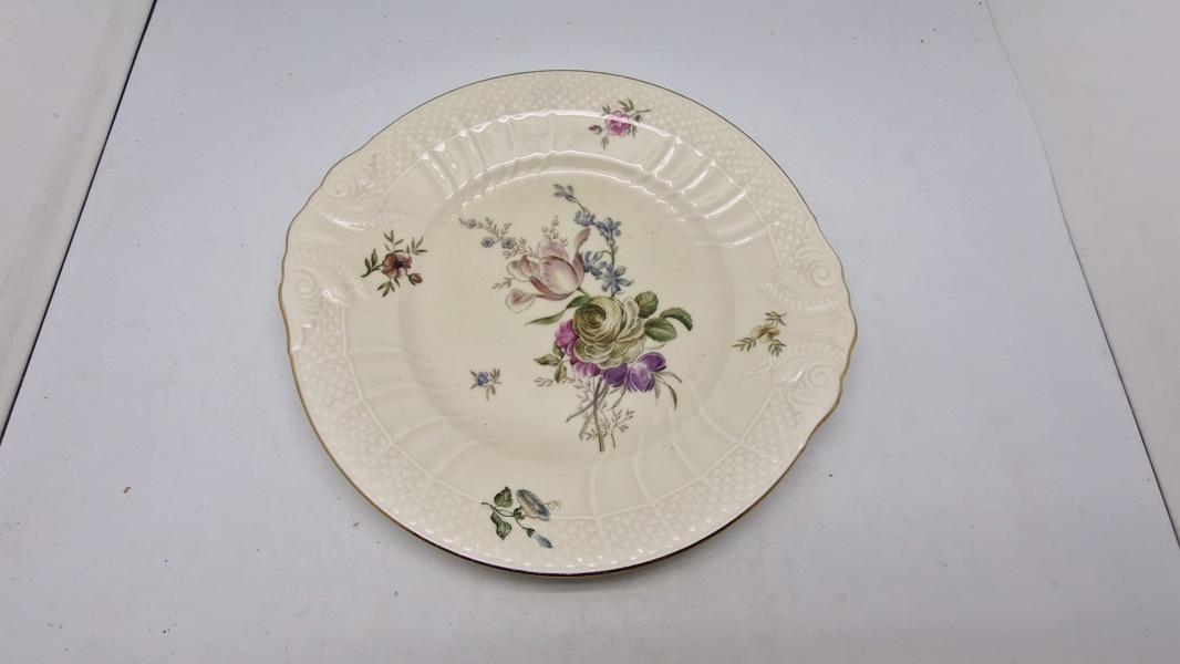 Royal Copenhagen Frijsenborg kageplade designet af Thorkild Olsen 