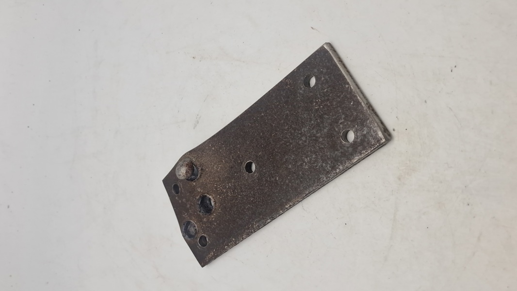 Original plade for prøveskydning (Tysk panzer) 