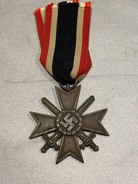 Originalt tysk kriegsverdienstkreuz m. sværd 