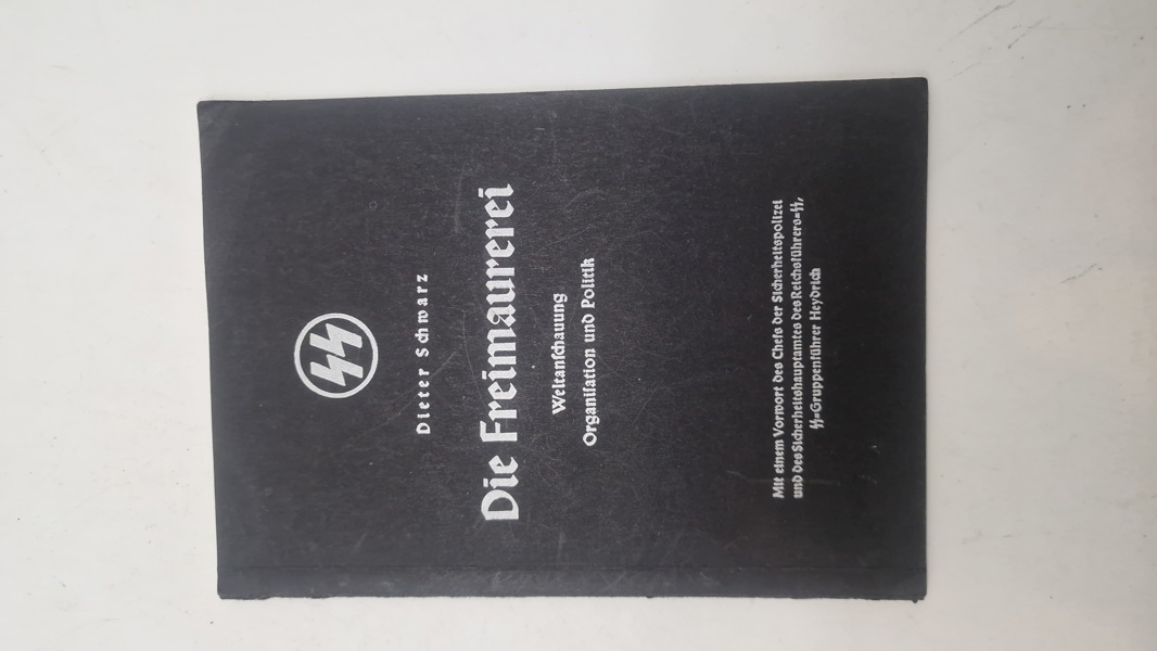 Originalt SS hæfte om frimureri